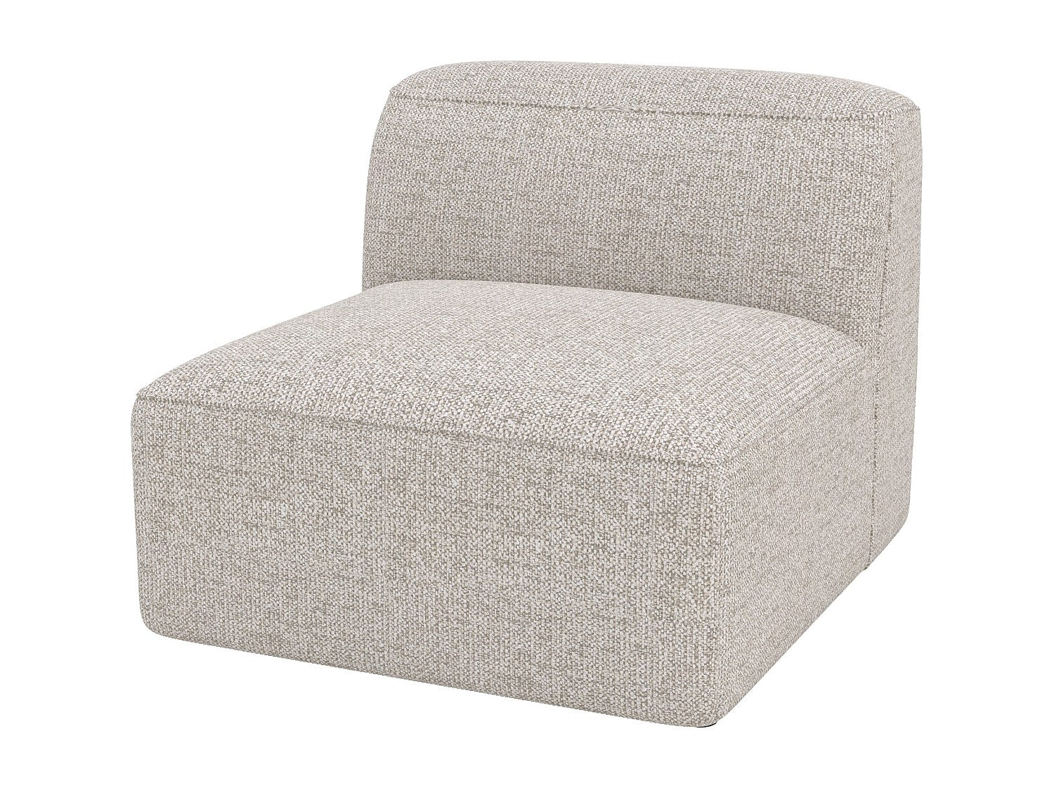 Chauffeuse modulable beige tissu - Hestia