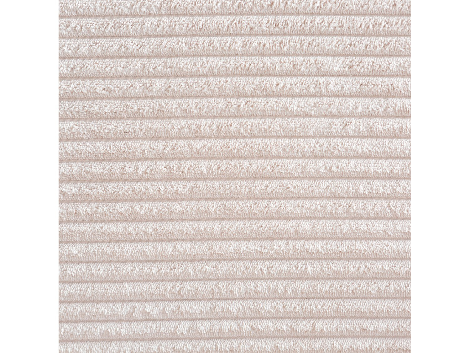 Pouf pour canapé modulable 3 places beige velours