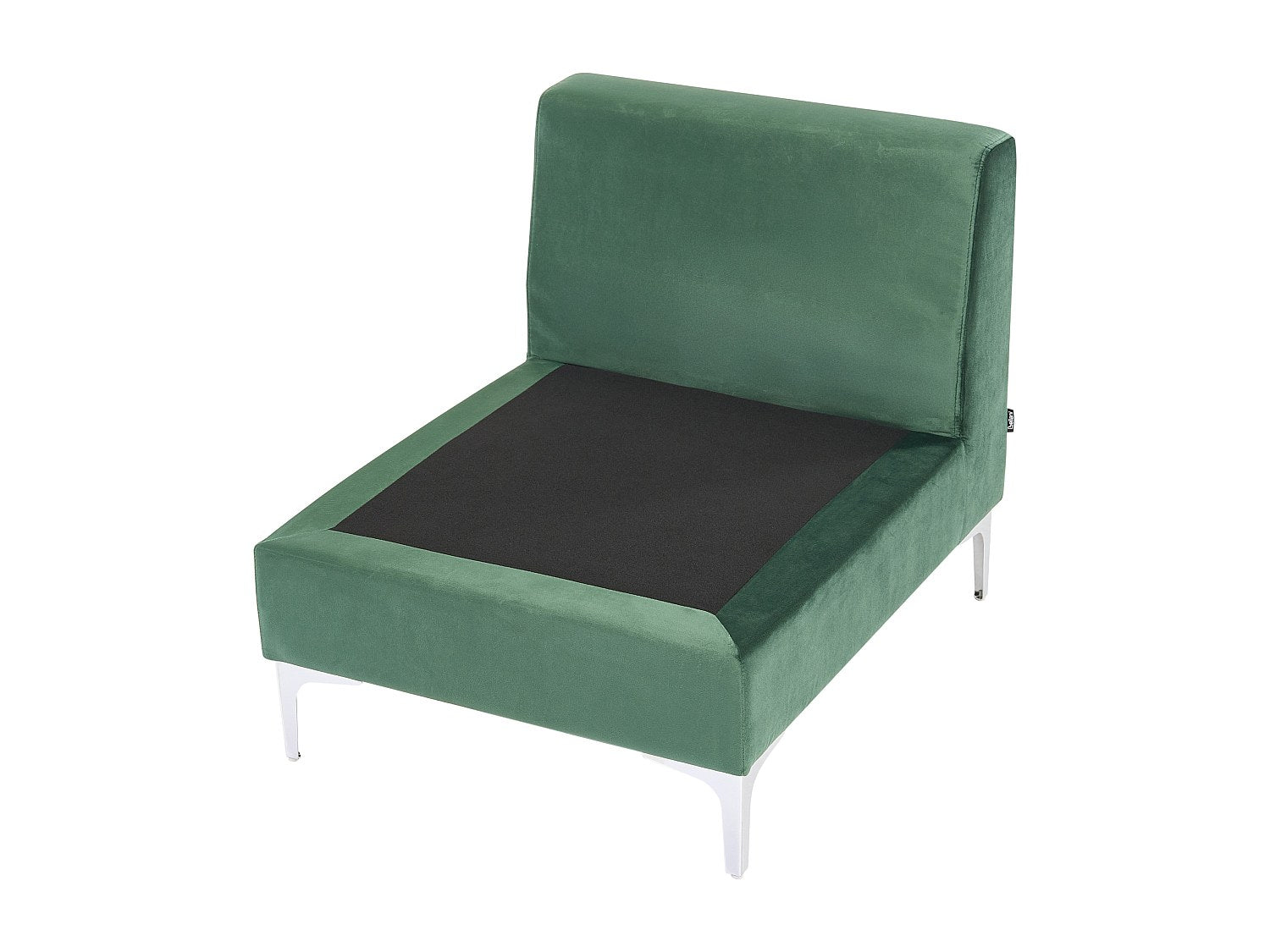 Canapé modulable 3 places vert velours