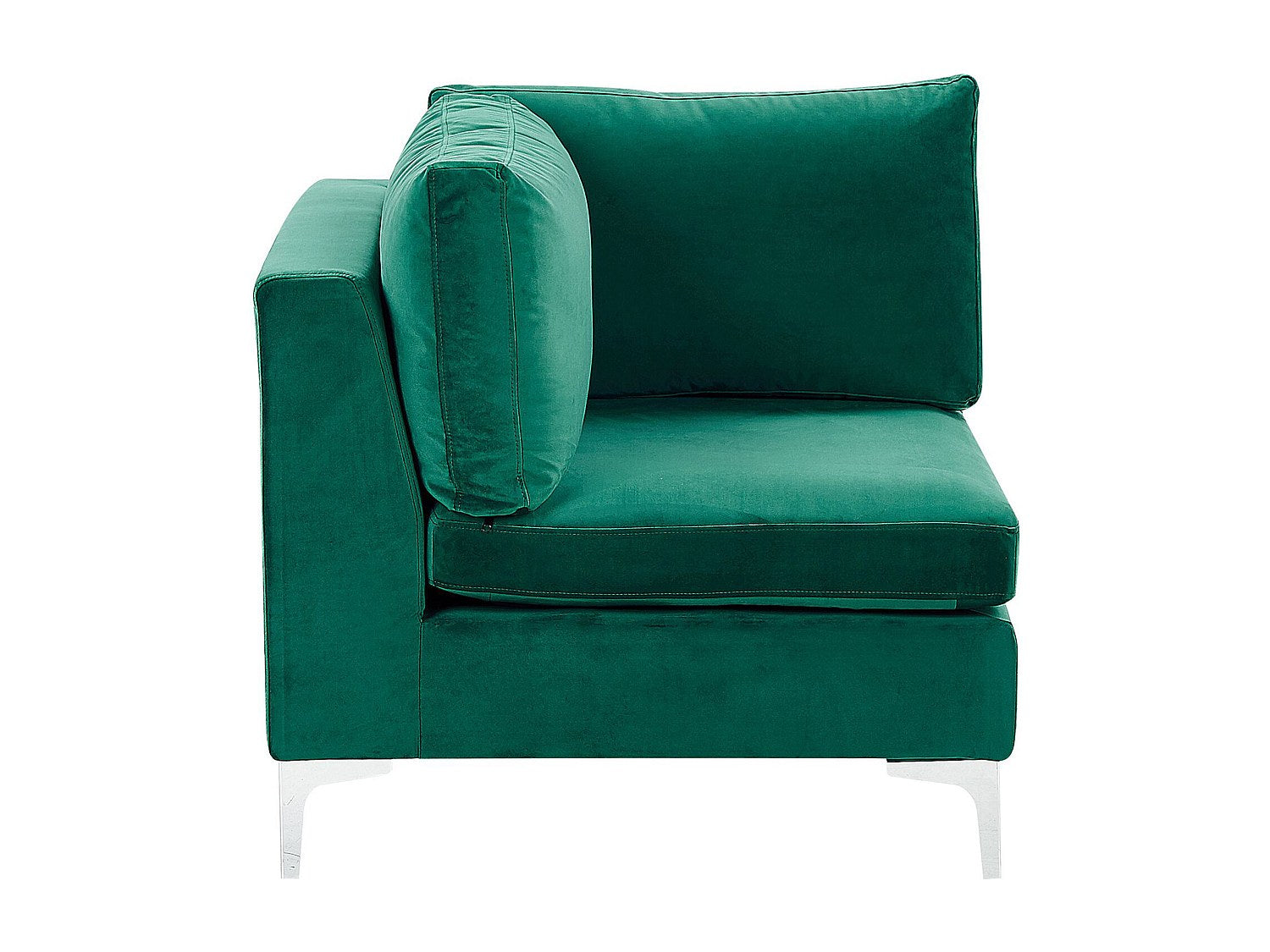 Canapé modulable 3 places vert velours