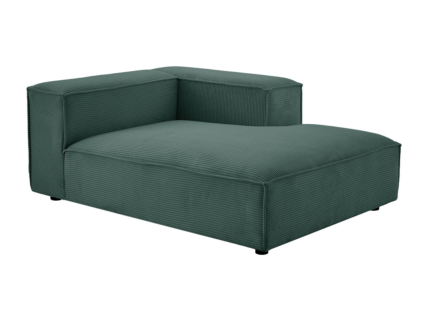 Canapé modulable vert velours