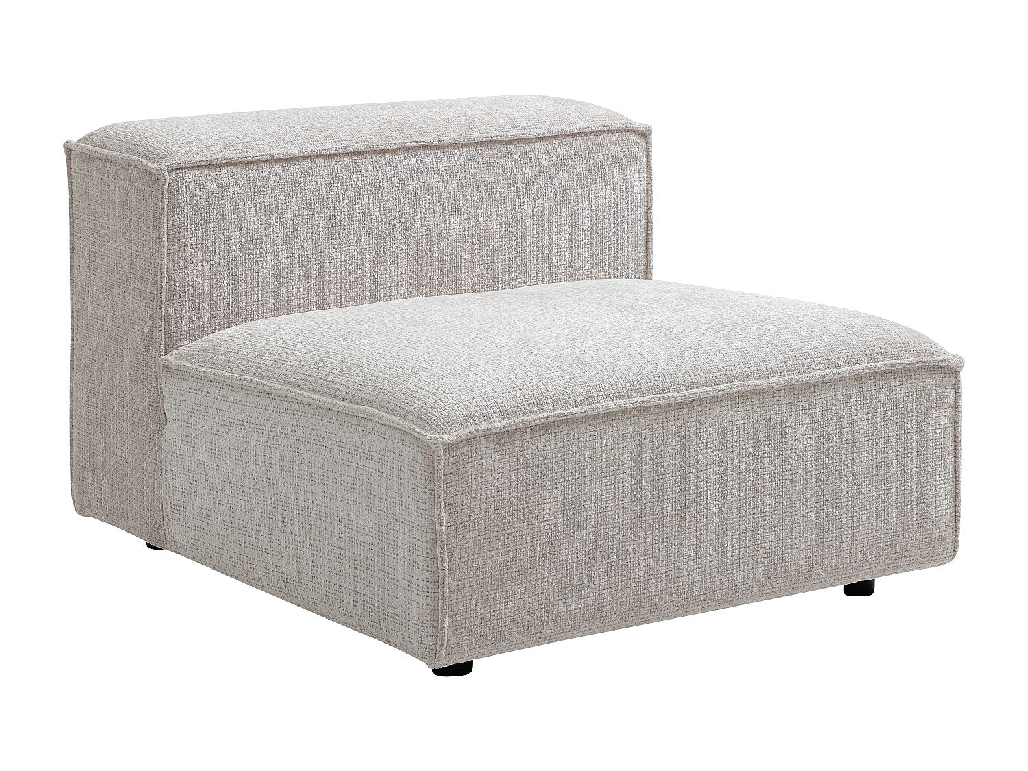 Canapé modulable beige tissu
