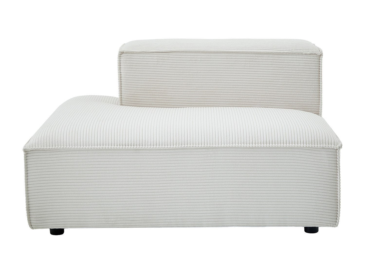 Canapé modulable beige velours