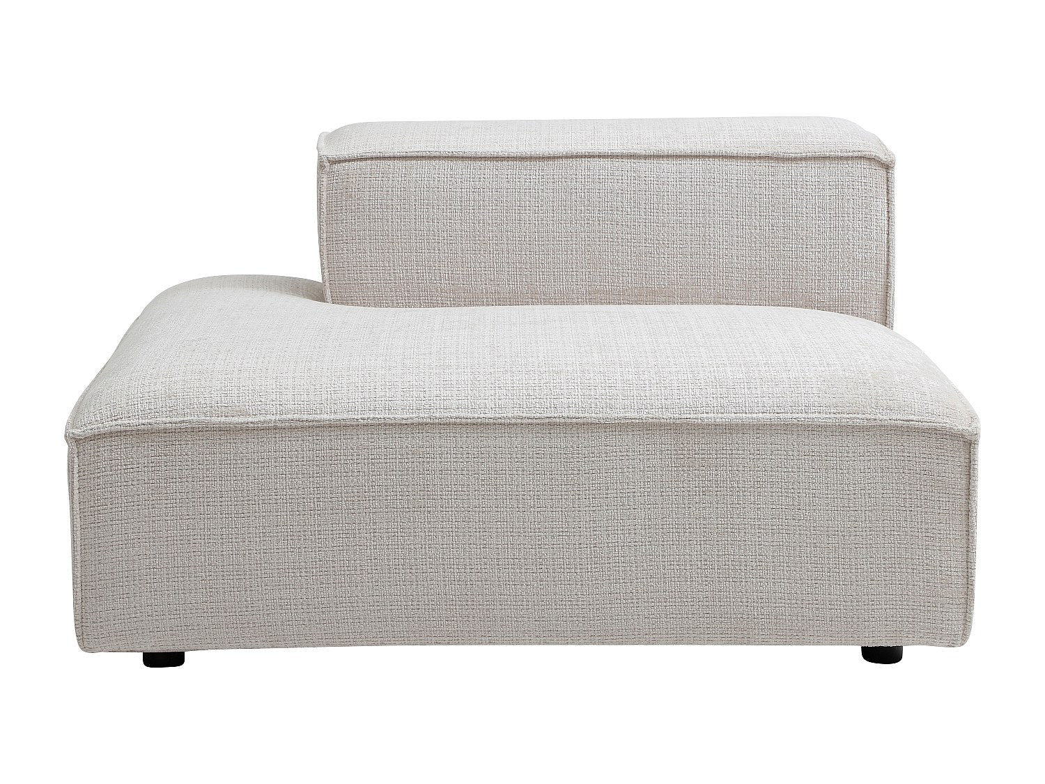 Canapé modulable beige tissu