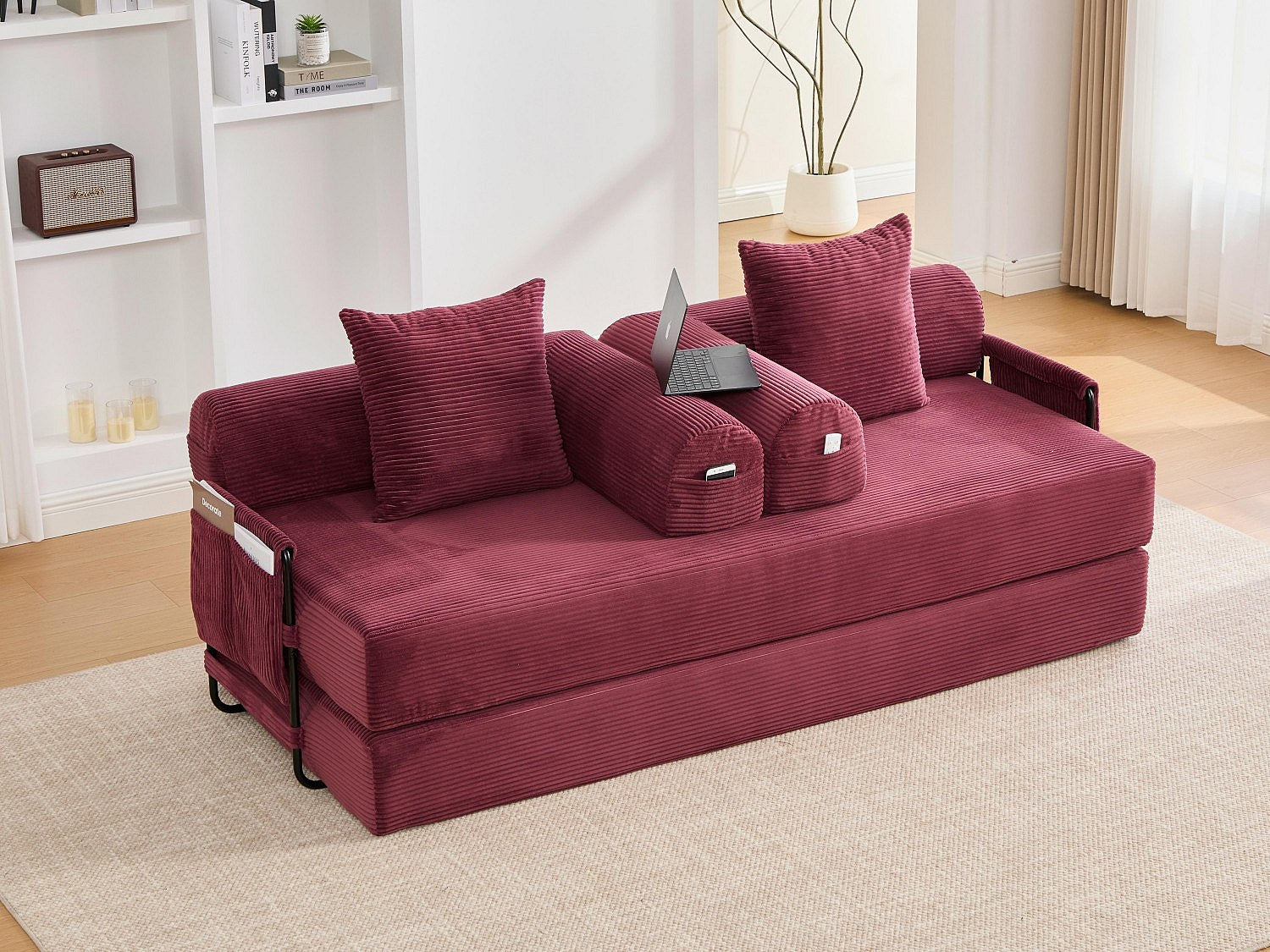 Canapé modulable tissu