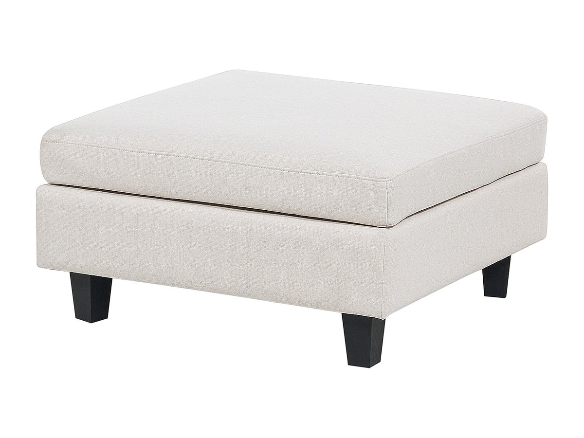 Angle pour canapé modulable 5 places beige tissu