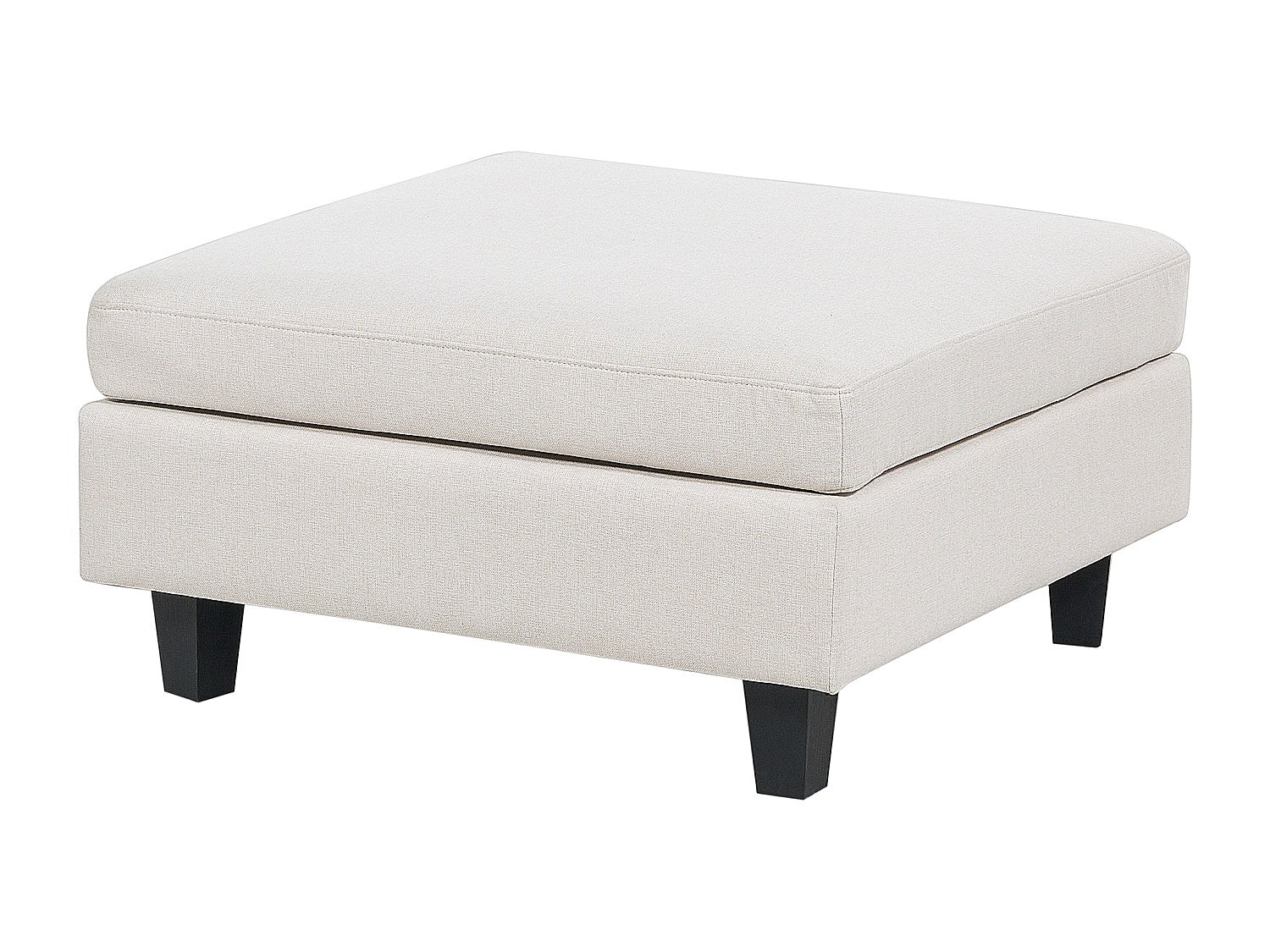 Canapé modulable 5 places beige tissu