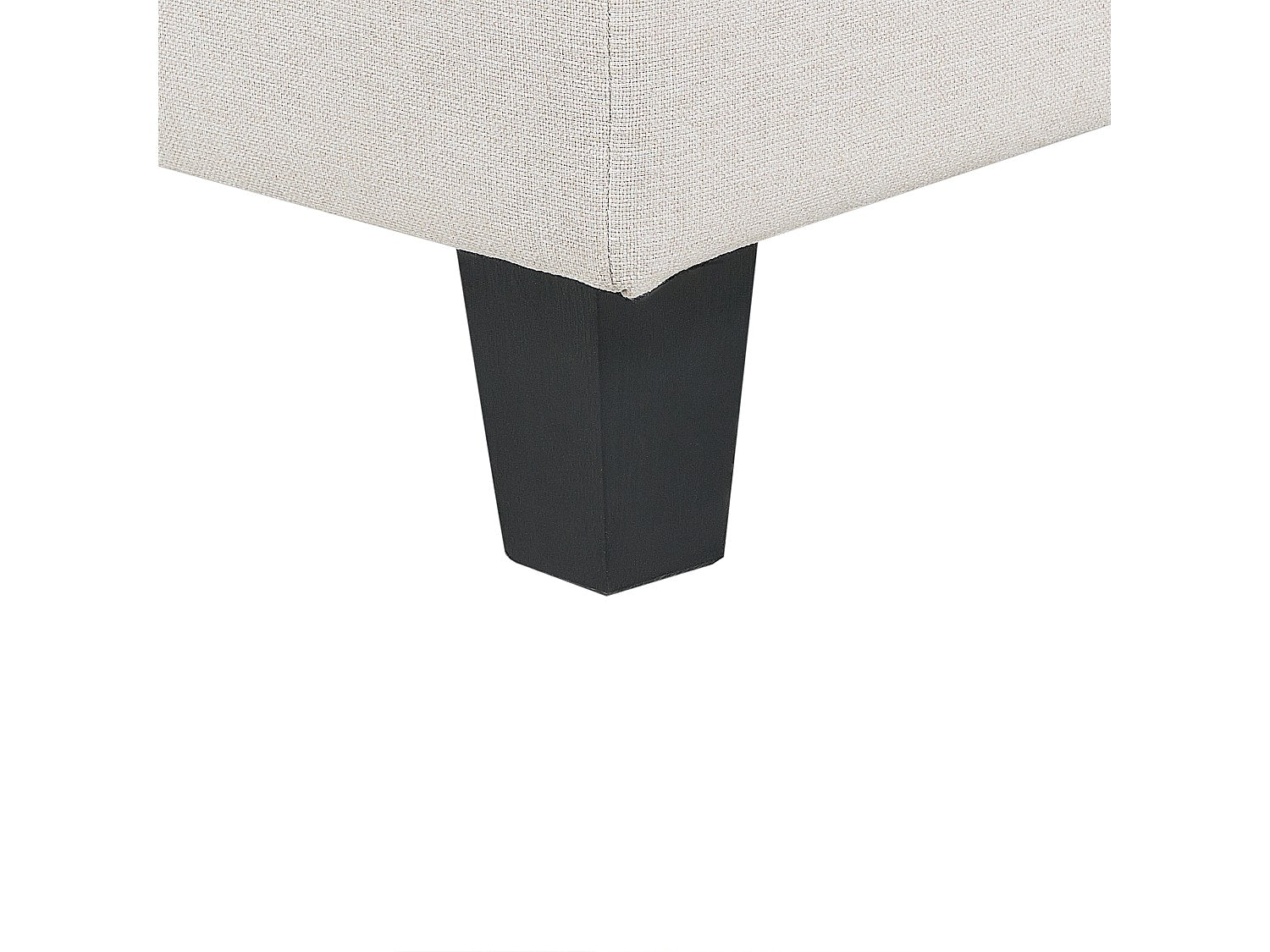 Canapé modulable 5 places beige tissu