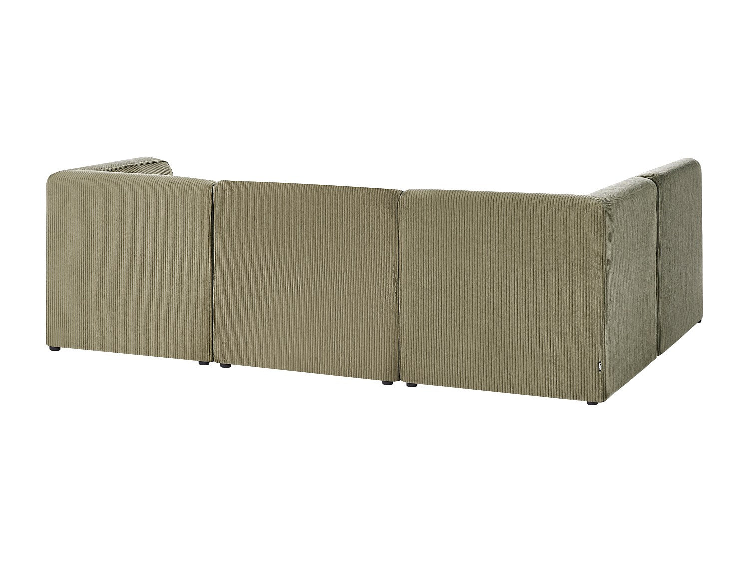 Angle pour canapé modulable 4 places vert velours