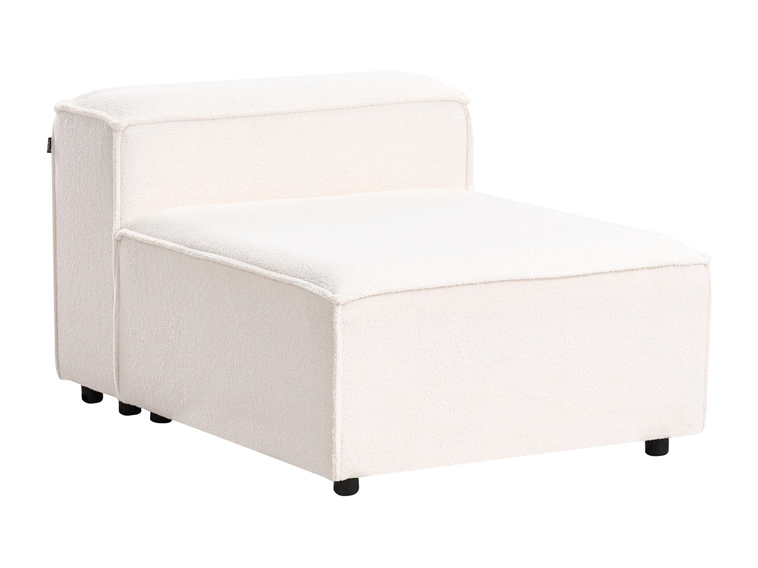 Canapé modulable blanc tissu