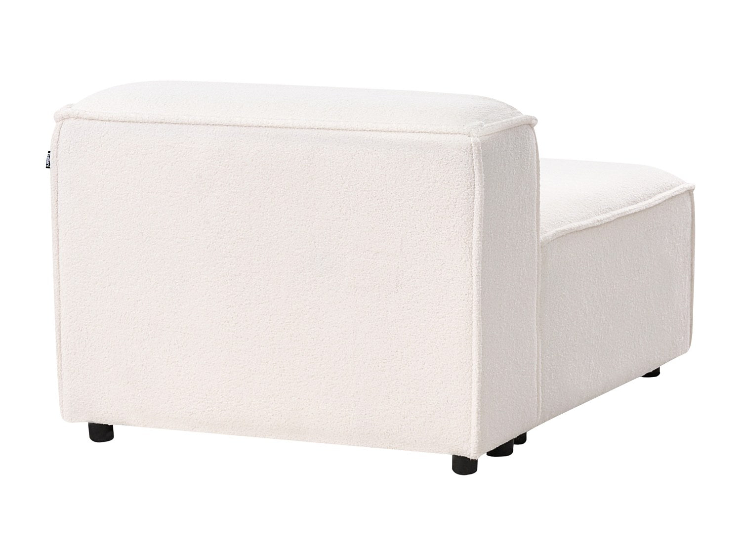 Canapé modulable blanc tissu