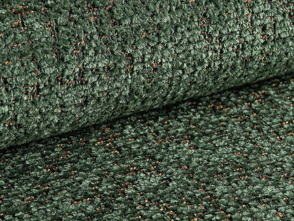 Canapé modulable 4 places vert tissu