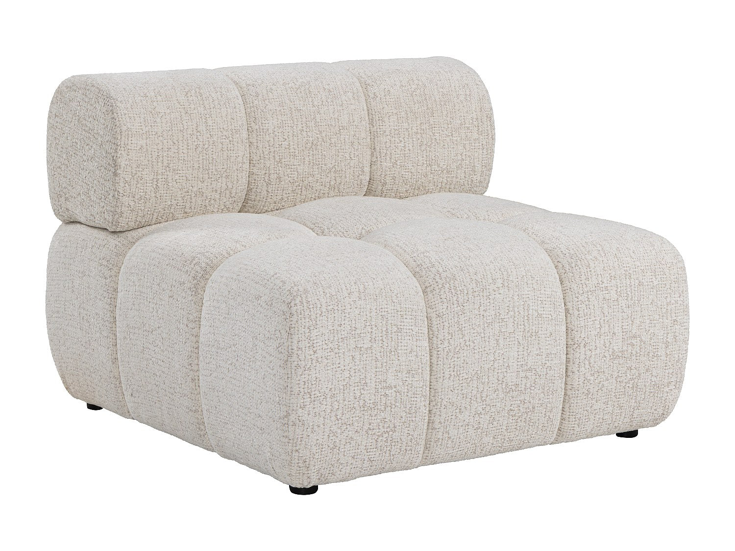 Canapé modulable beige tissu