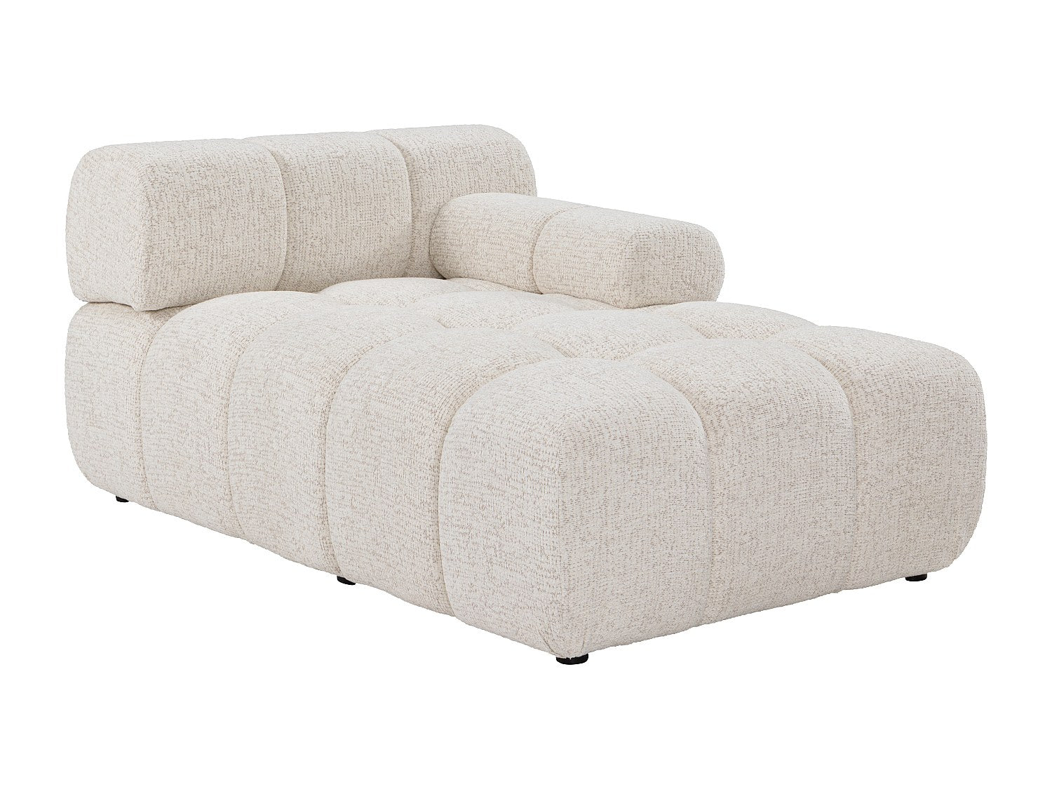 Canapé modulable beige tissu