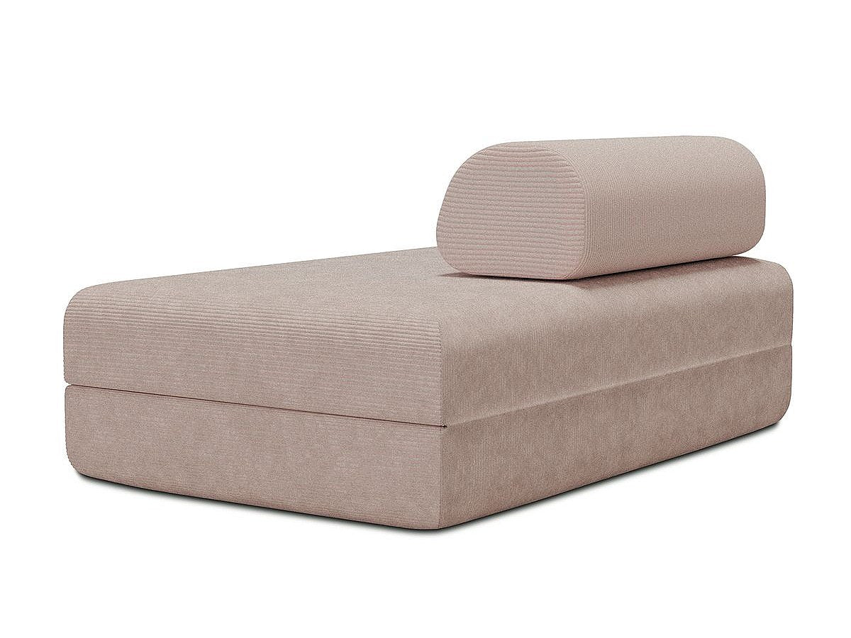 Canapé modulable convertible 2 places rose velours