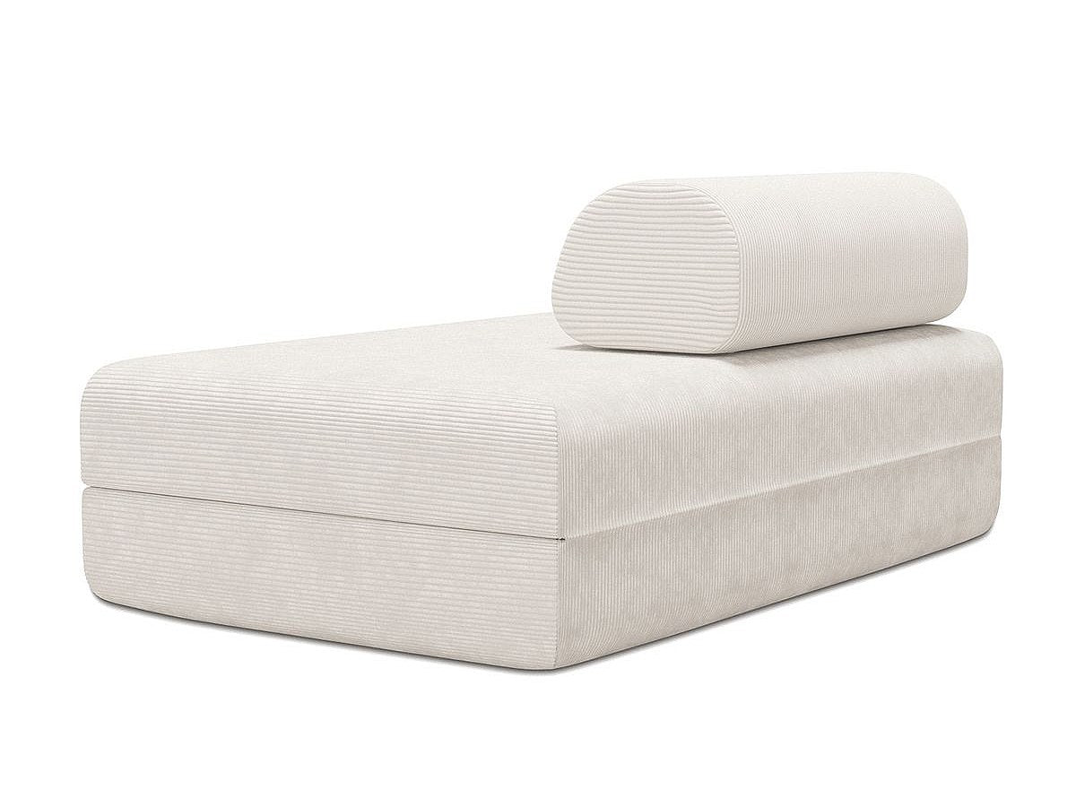 Canapé modulable convertible 2 places blanc velours
