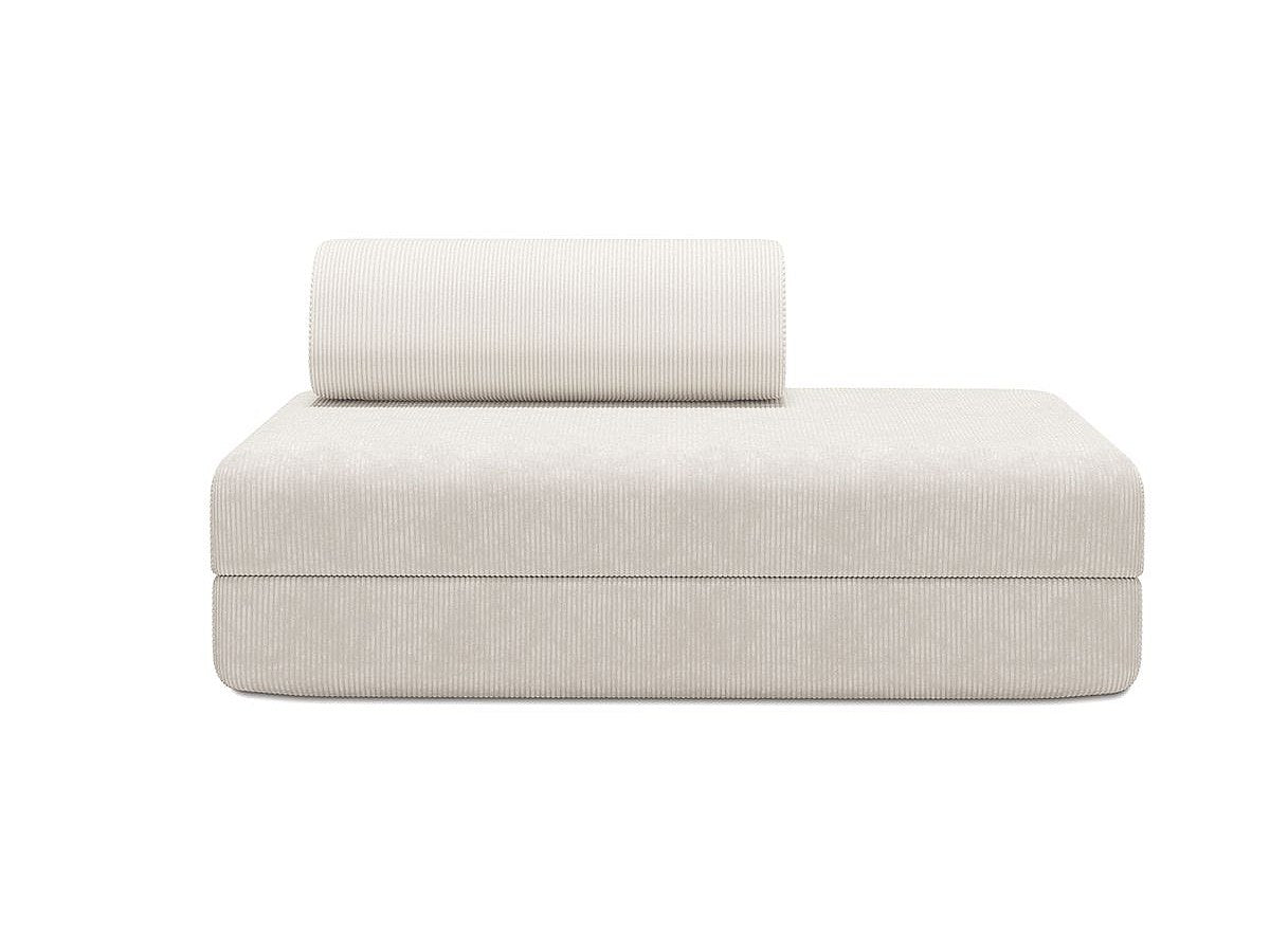 Canapé modulable convertible 2 places blanc velours