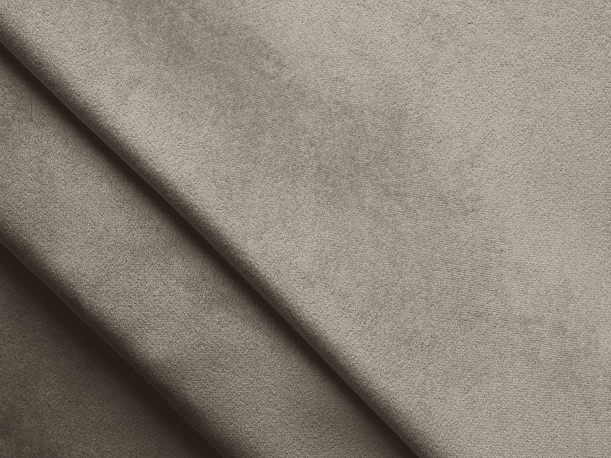 Canapé modulable 2 places taupe tissu
