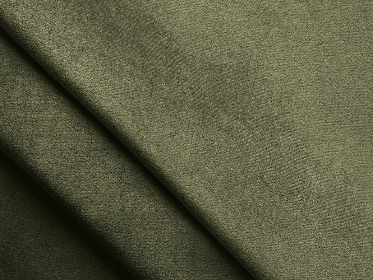 Canapé modulable 3 places vert tissu