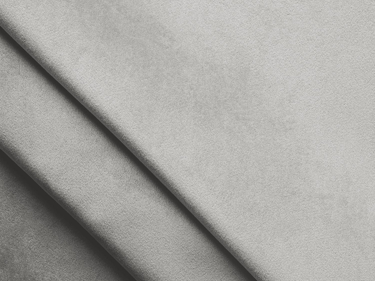 Canapé modulable 2 places gris velours