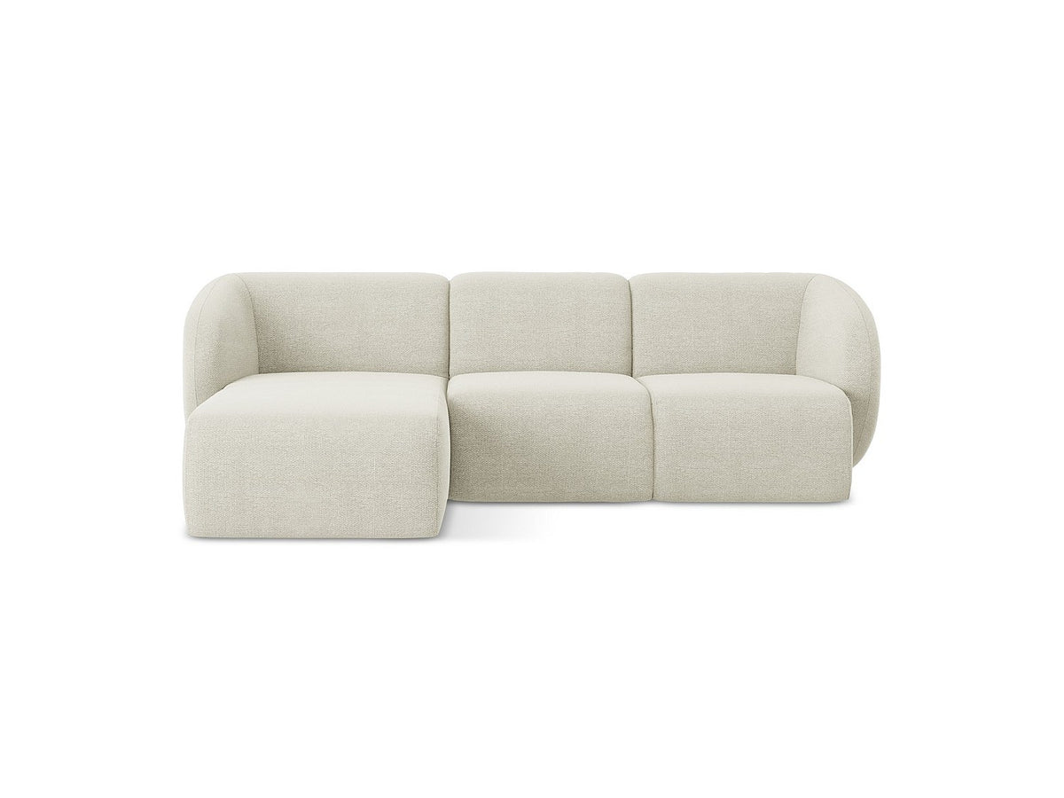 Canapé modulable 3 places beige tissu