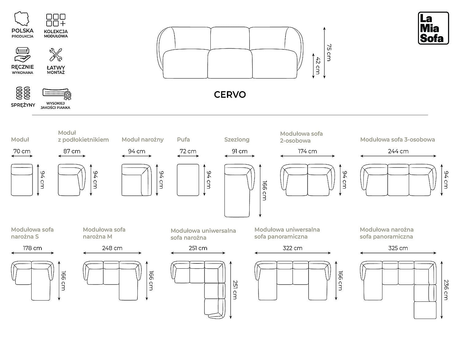 Canapé modulable 2 places blanc tissu