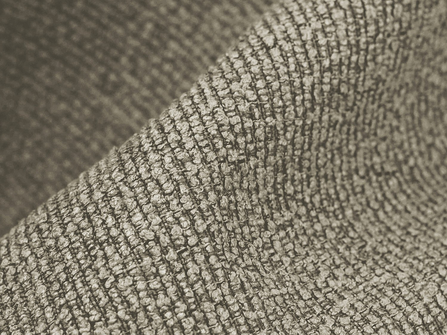Canapé modulable 2 places taupe tissu