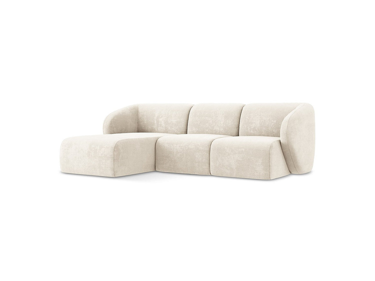 Canapé modulable 3 places gris tissu