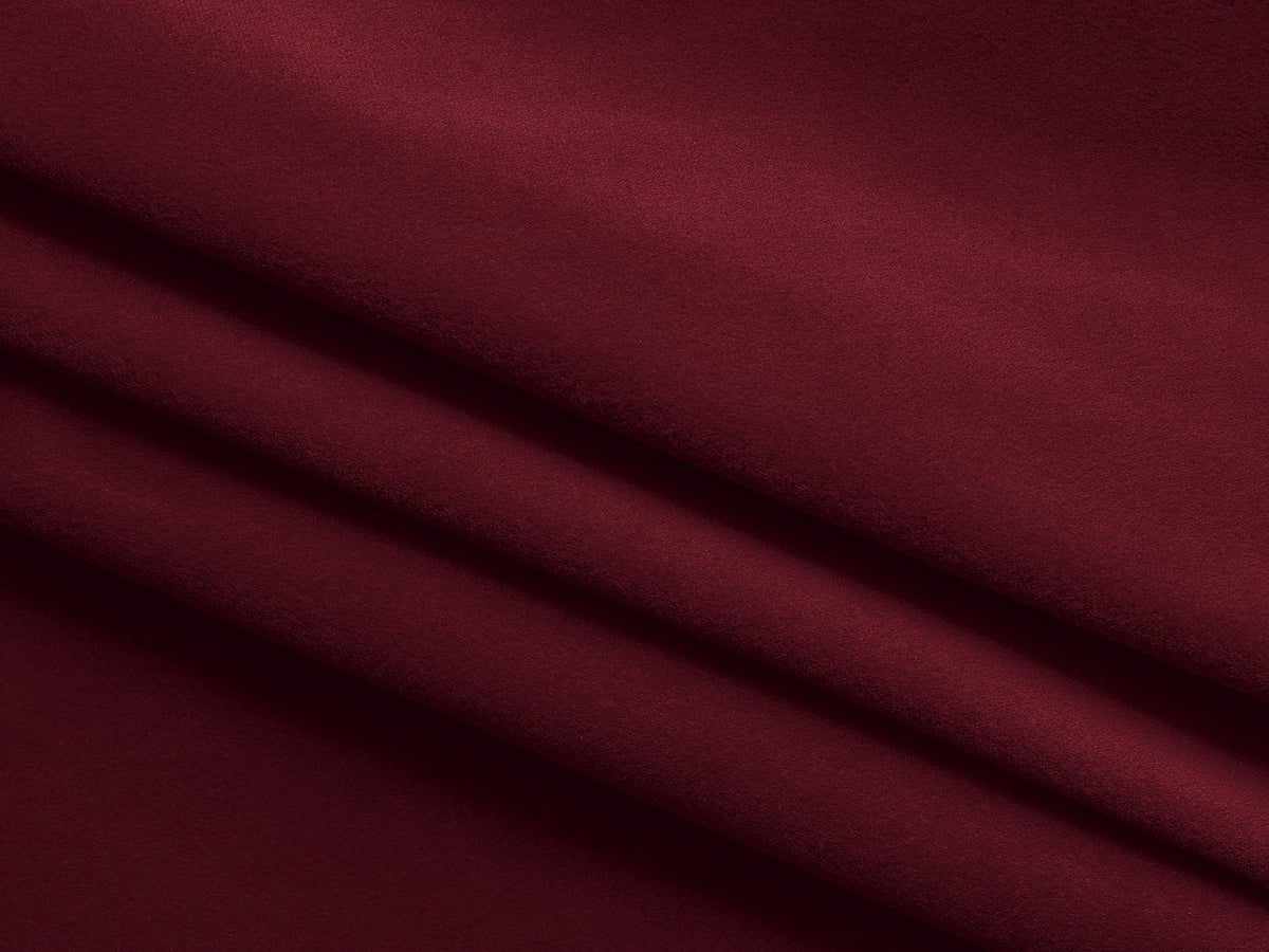 Canapé modulable 4 places rouge tissu