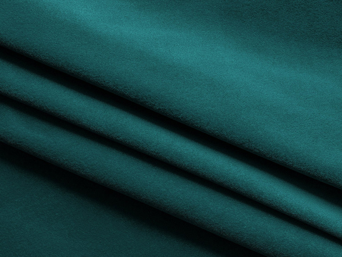 Canapé modulable 4 places bleu tissu