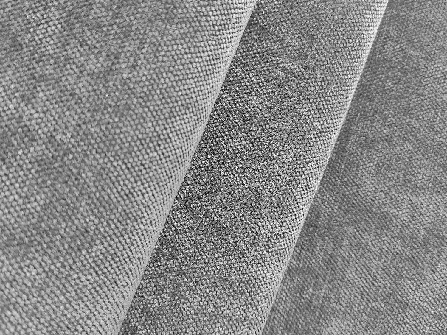 Canapé modulable 5 places gris tissu