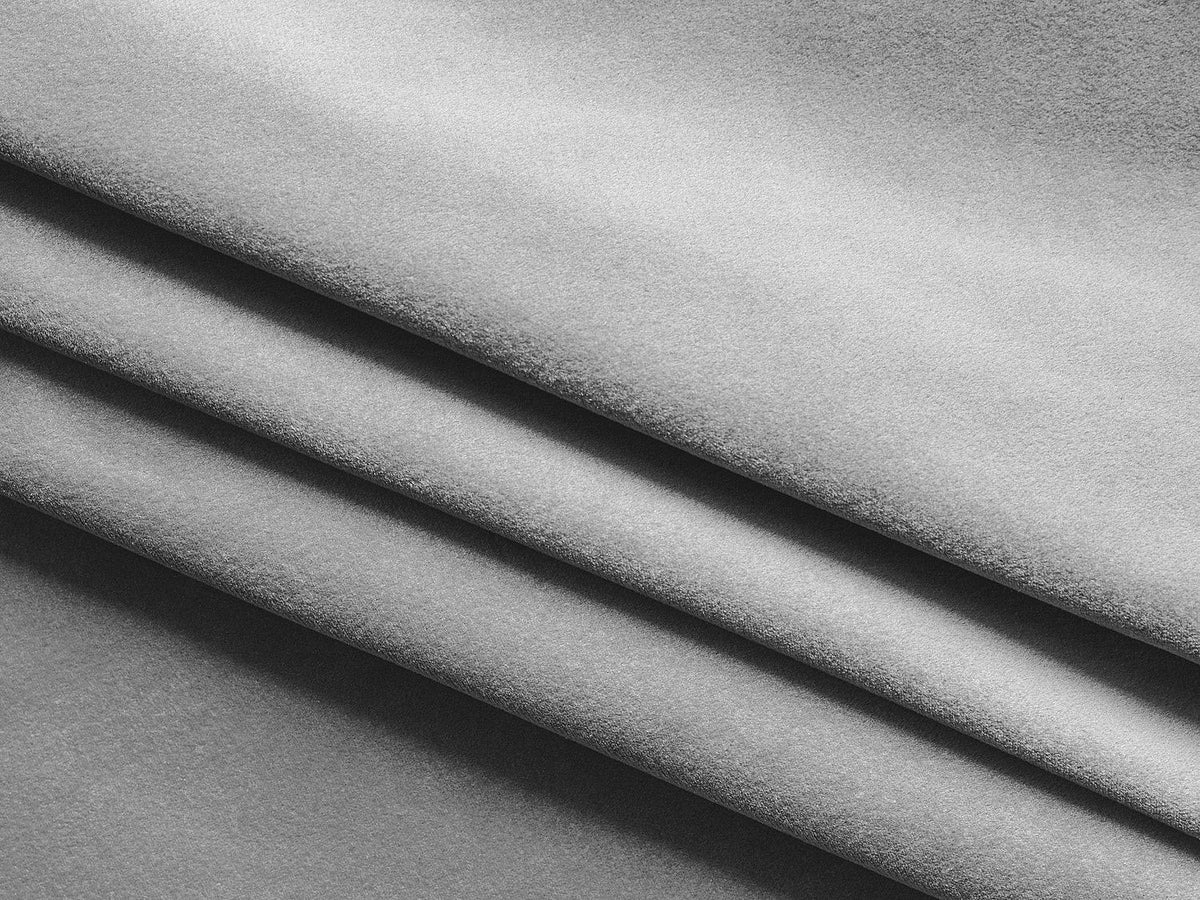 Canapé modulable 4 places gris tissu