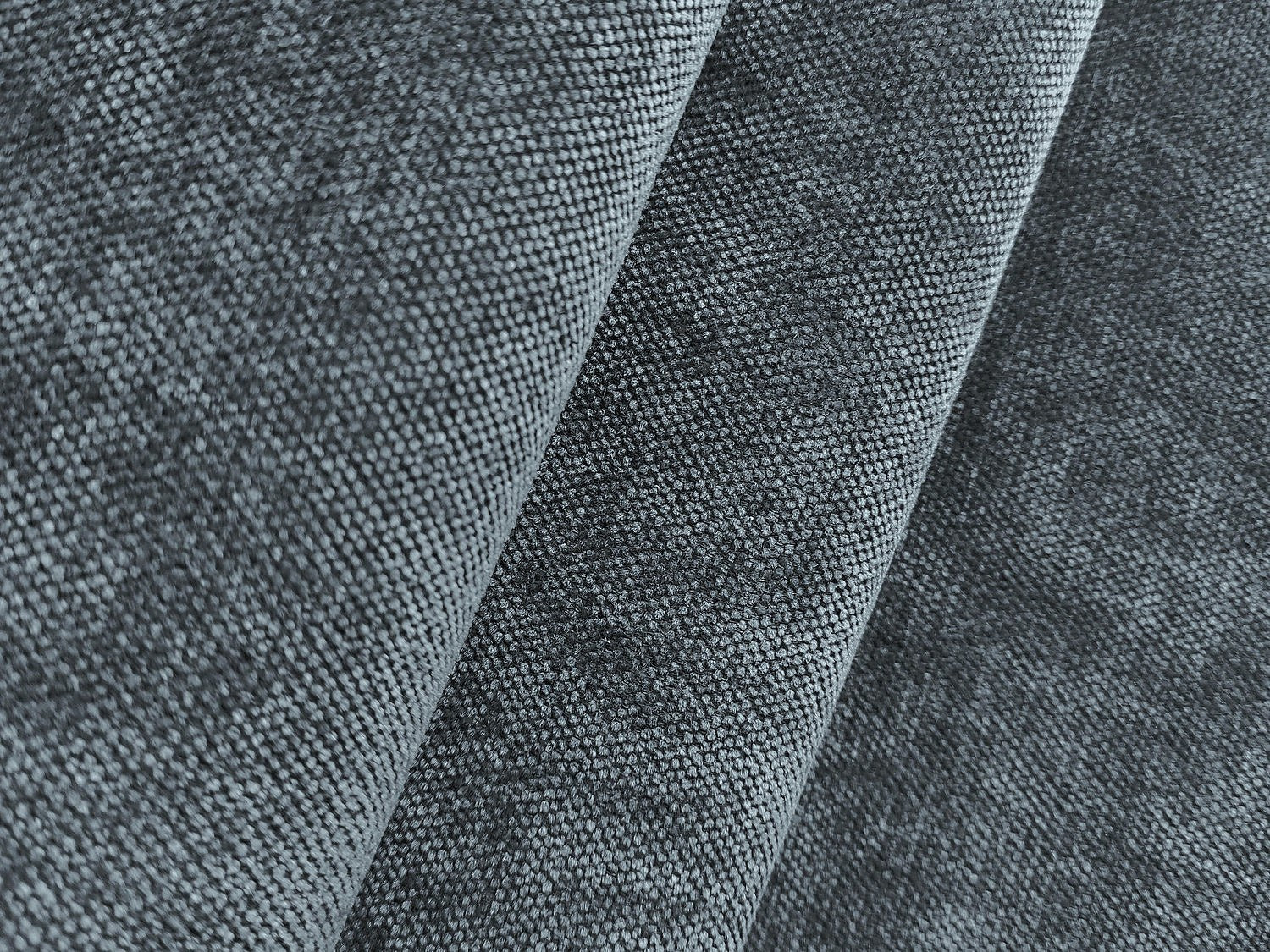 Canapé modulable 5 places bleu tissu