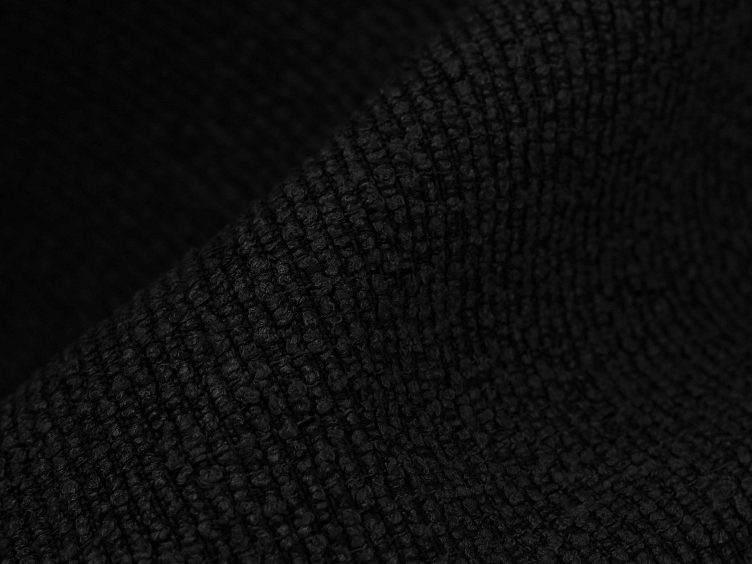 Canapé modulable 2 places noir tissu
