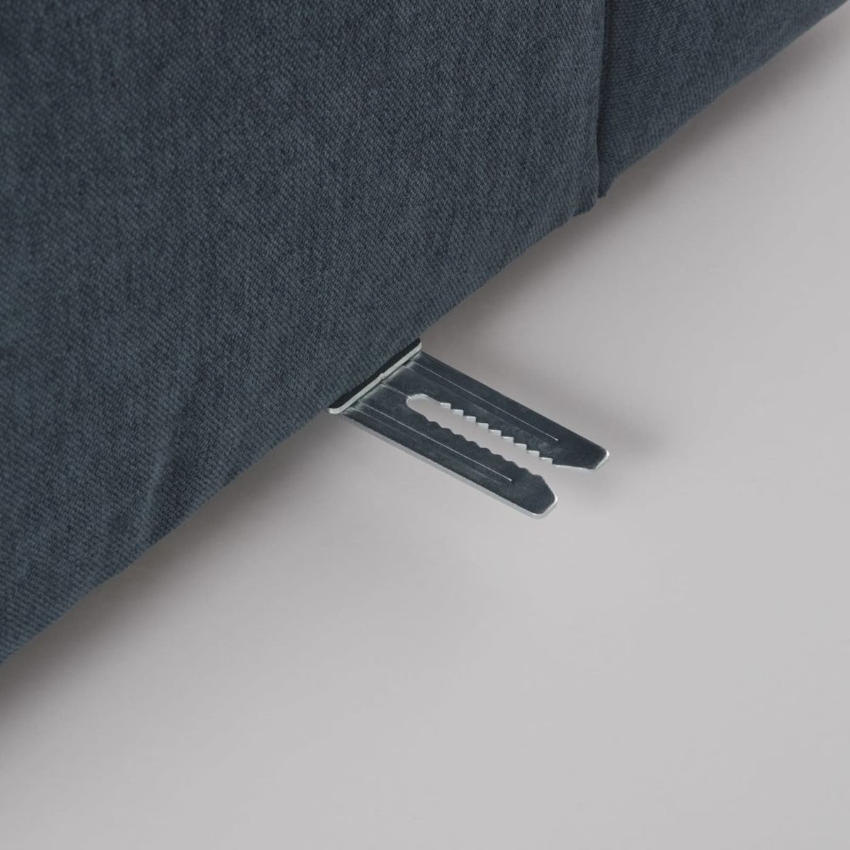 Accoudoir Droit Modulable en Tissu Bleu bleu - vue 5