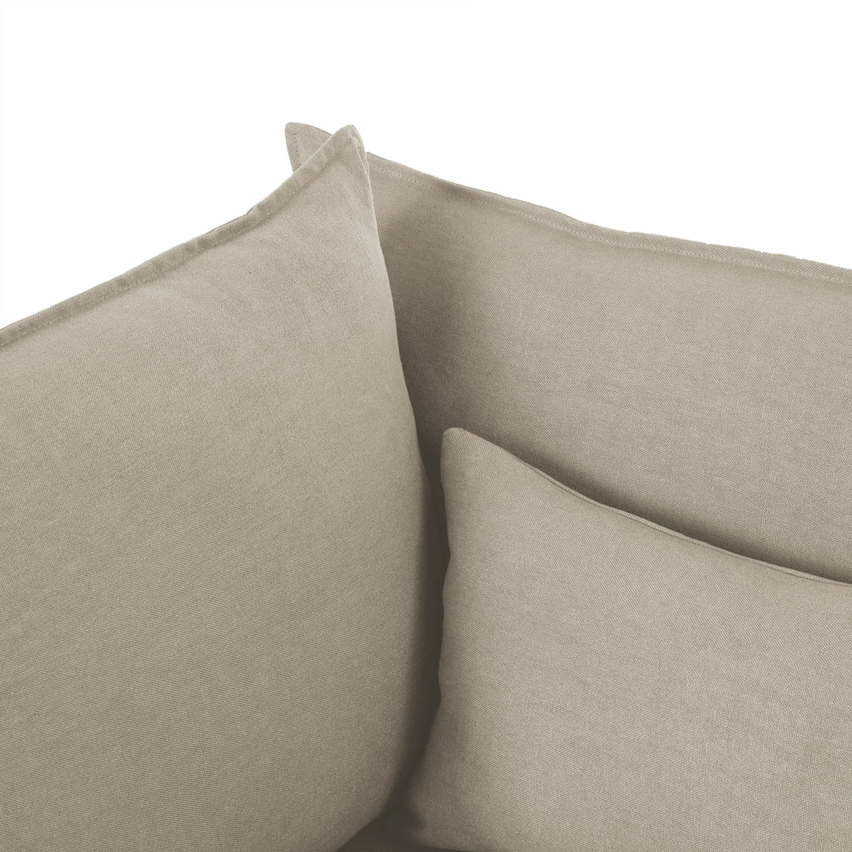 Angle Modulable en Lin Beige beige - vue 3