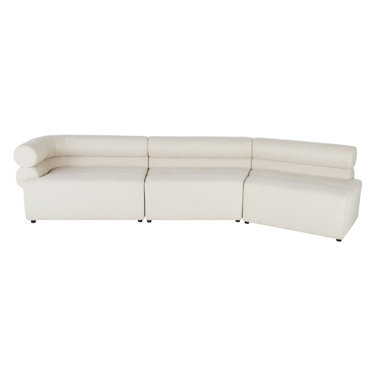Angle Modulable en Tissu Recyclé Beige beige - vue 6