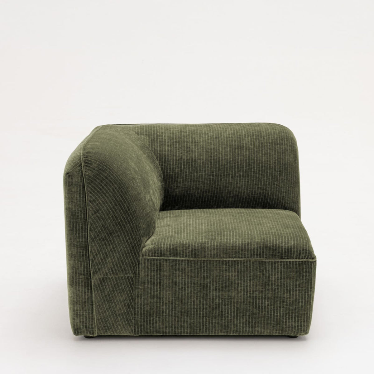 Angle Réversible Modulable en Velours Côtelé Vert Kaki vert kaki - vue 3