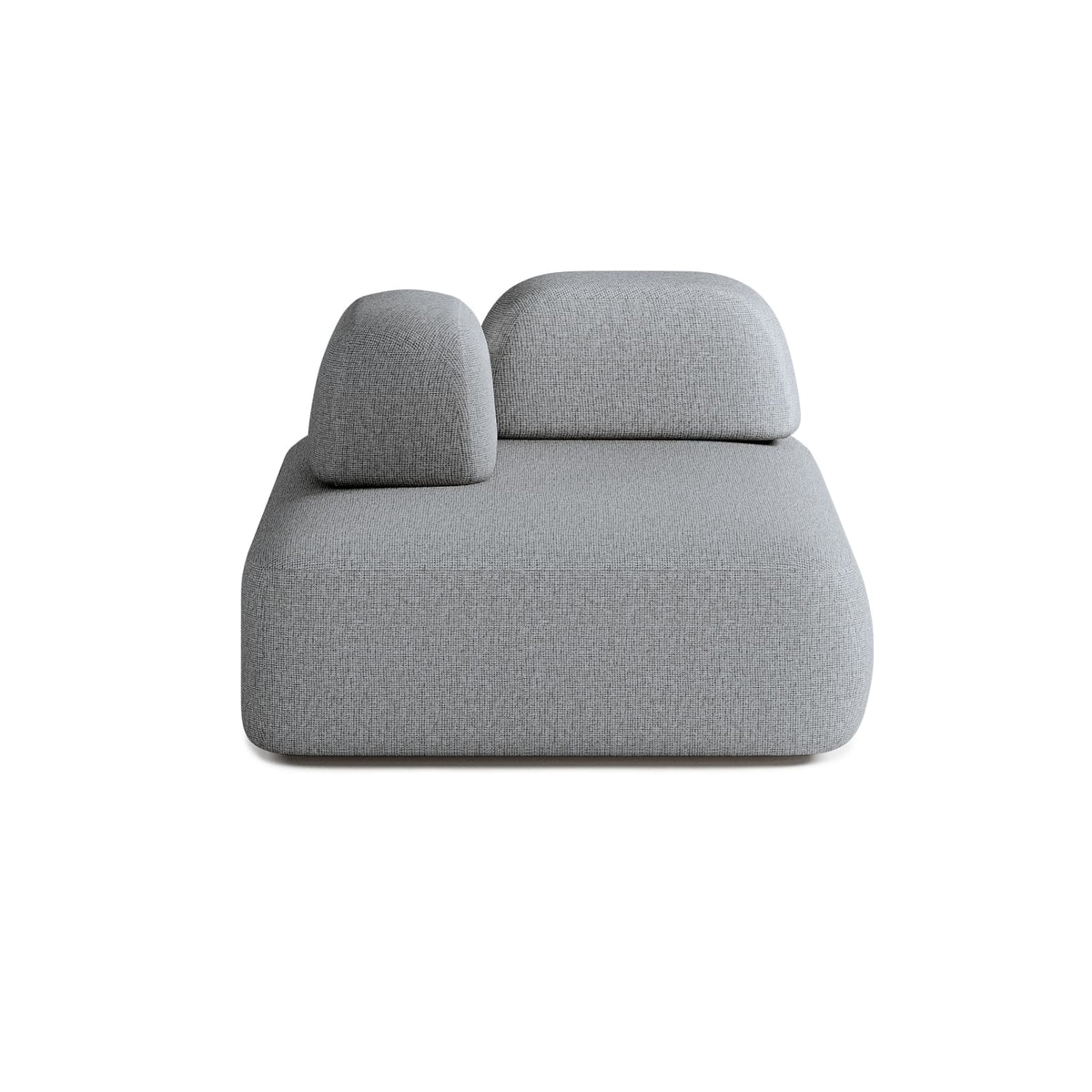 Canapé Convertible 3 Places en Tissu Gris Foncé gris foncé - vue 3