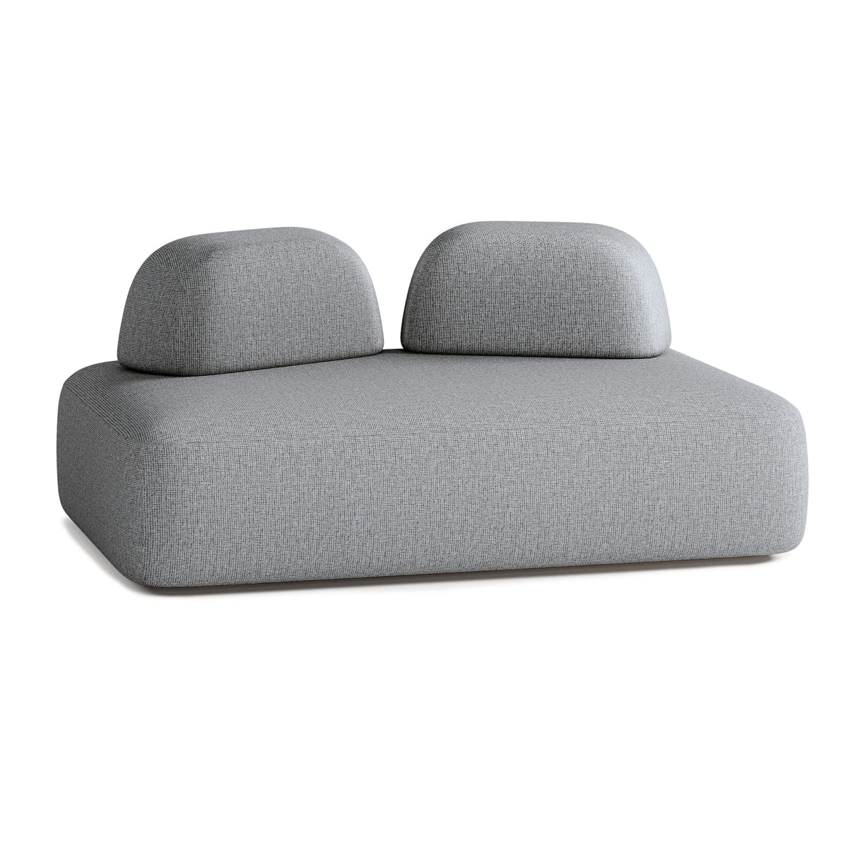 Canapé Convertible 3 Places en Tissu Gris Foncé gris foncé - vue 2
