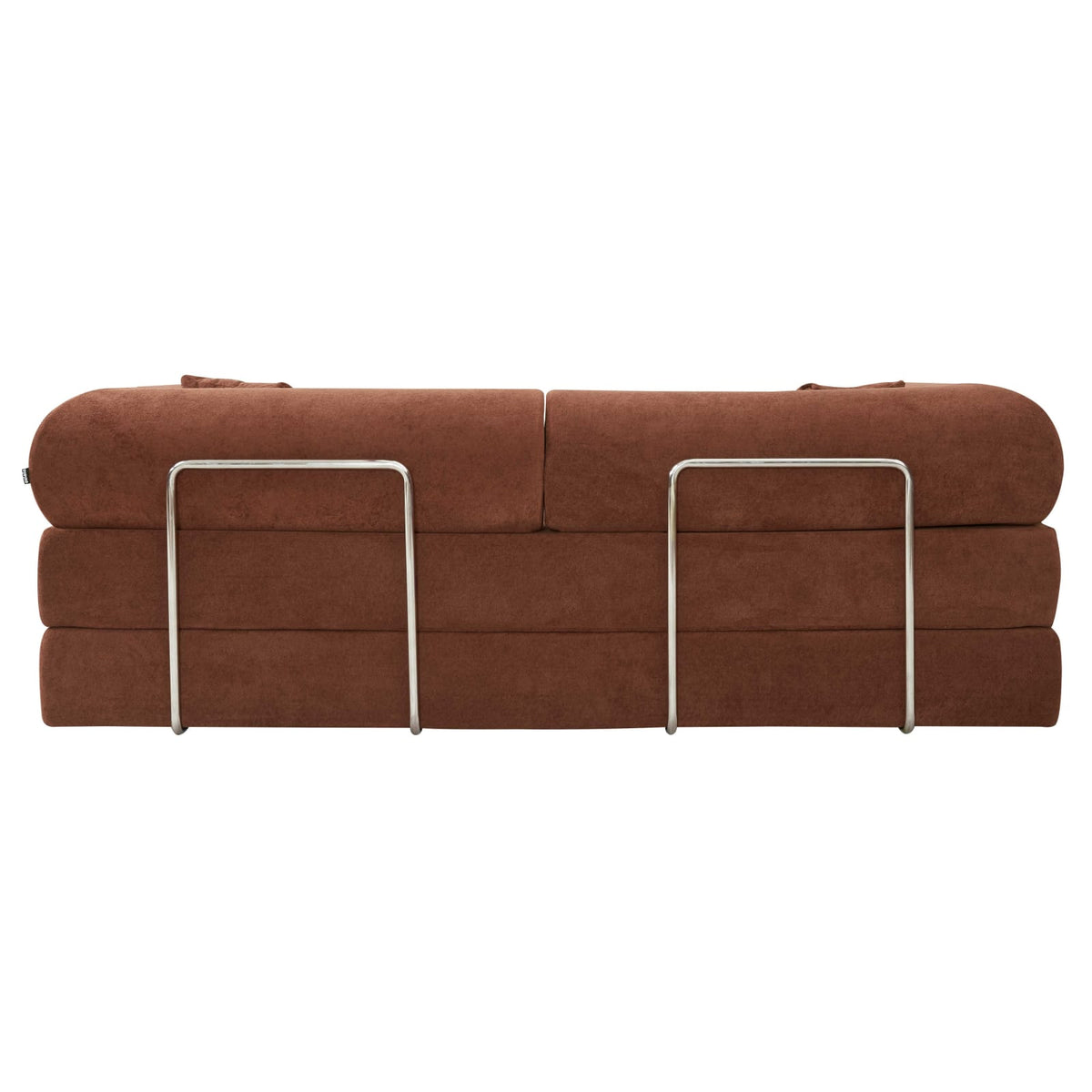 Canapé Convertible Modulable en Tissu Brique brique - vue 4