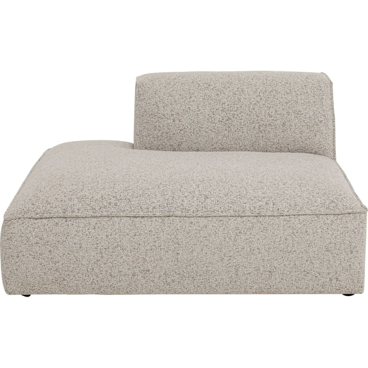 Canapé d'Angle Droit Modulable 4 Places en Polyester Mélangé Gris gris - vue 4
