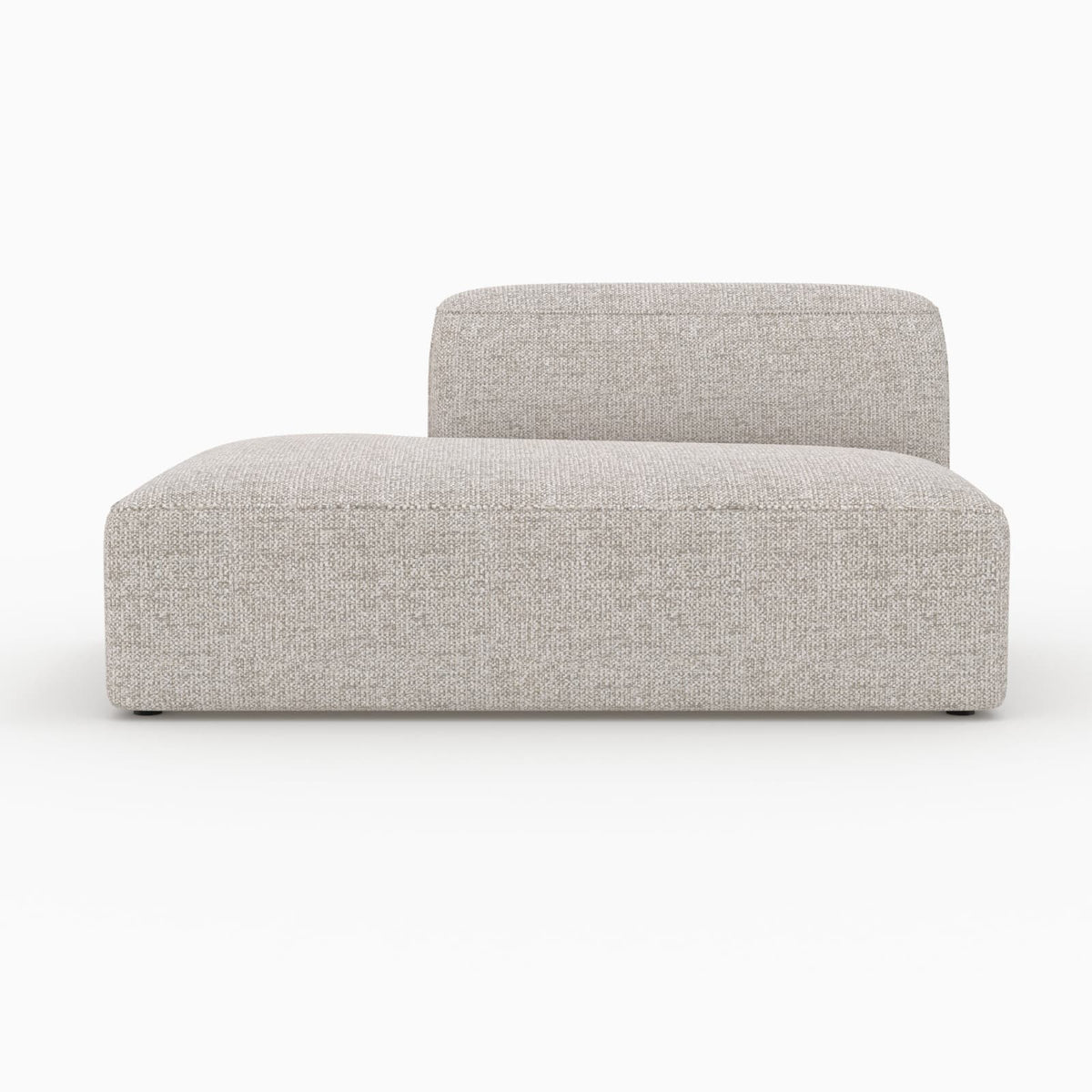 Canapé d'Angle Droit Modulable en Tissu Beige 4 Places beige - vue 5