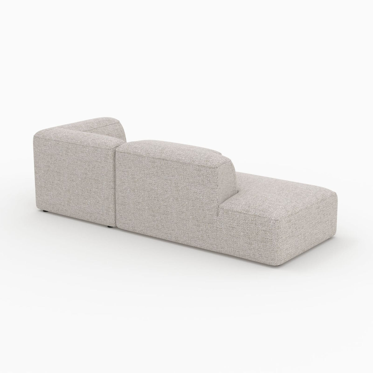 Canapé d'Angle Modulable en Tissu Beige 4 Places beige - vue 5