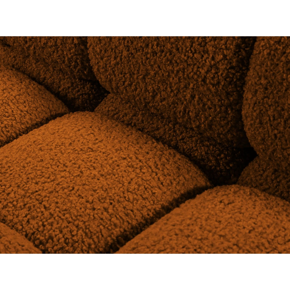 Canapé d'Angle Modulable 4 Places en Bouclé Brique brique - vue 5
