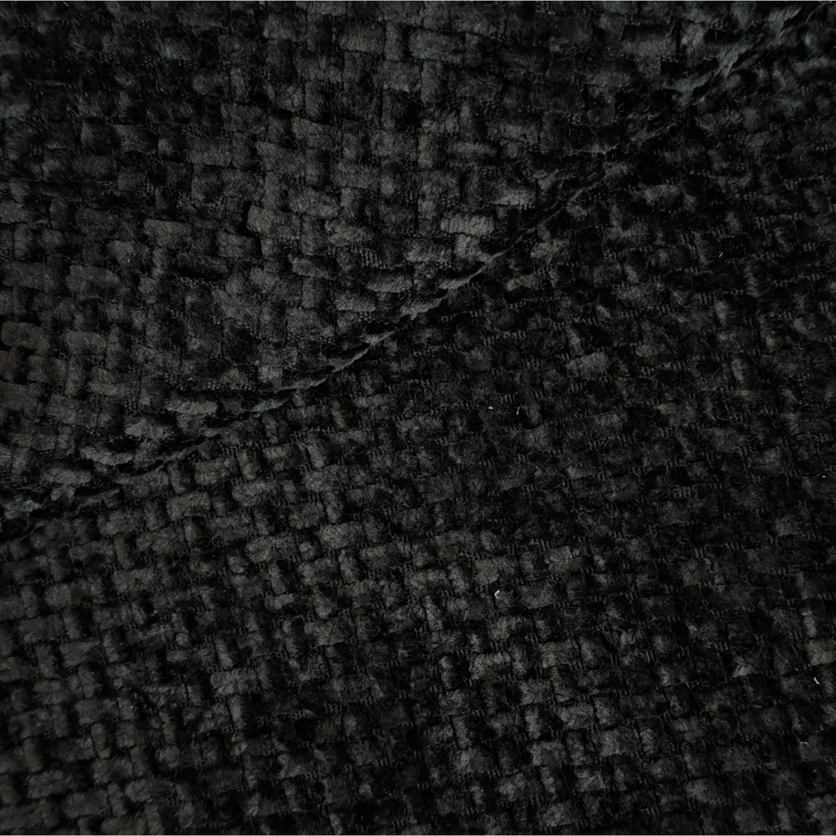 Canapé d'Angle en U Modulable en Tissu Noir noir - vue 5