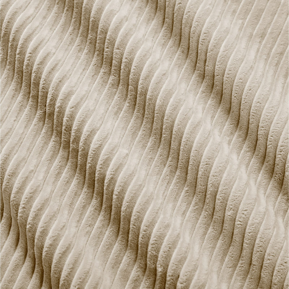 Canapé d'Angle Modulable en Velours Côtelé Beige beige - vue 5