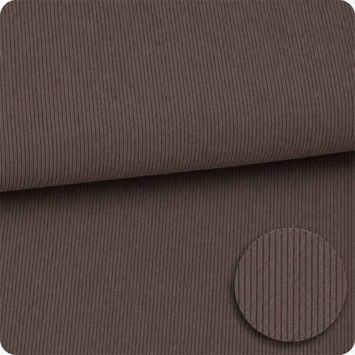 Canapé Enfant Modulable en Velours Côtelé Taupe taupe - vue 6