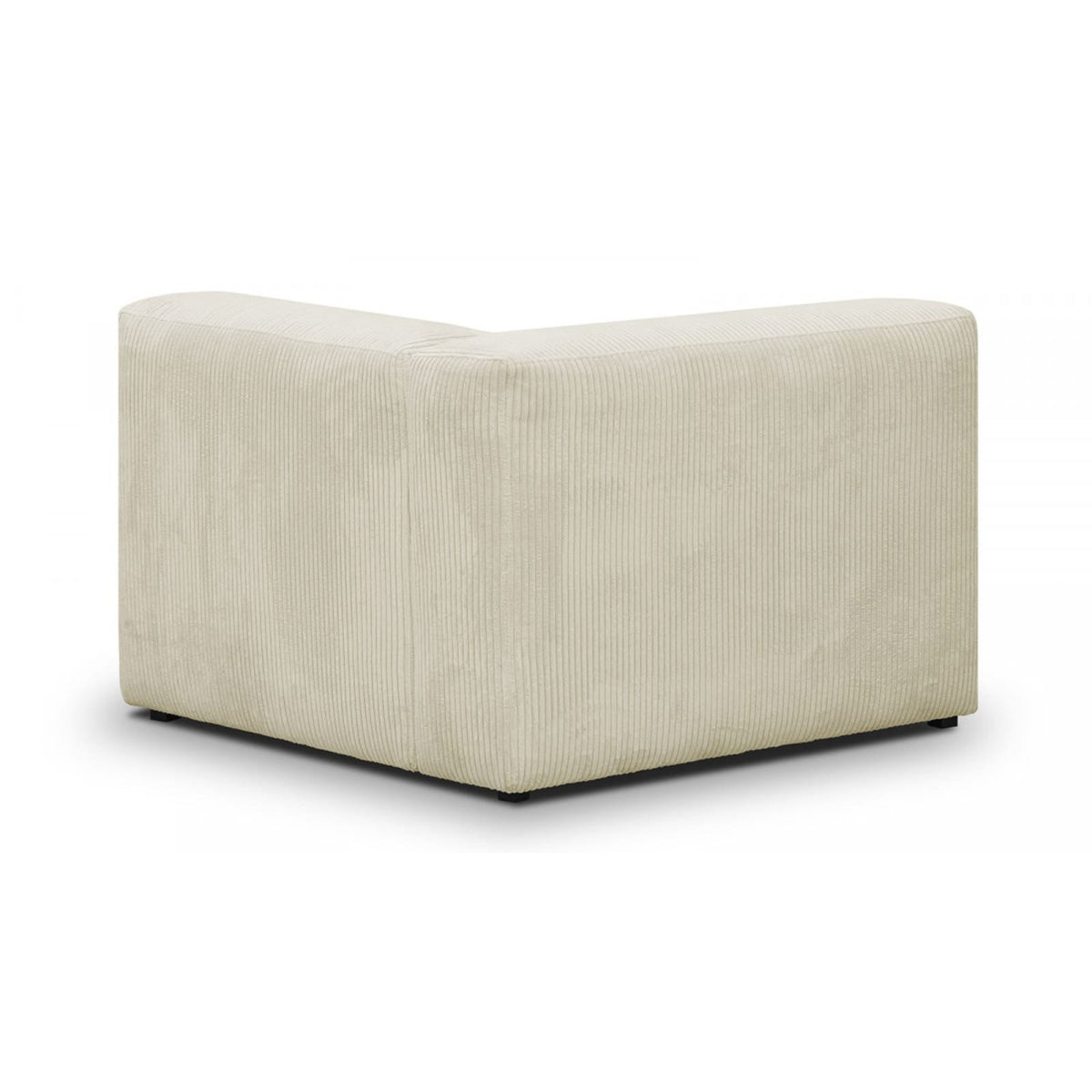 Canapé Modulable 3 Places en Velours Côtelé Beige beige - vue 6