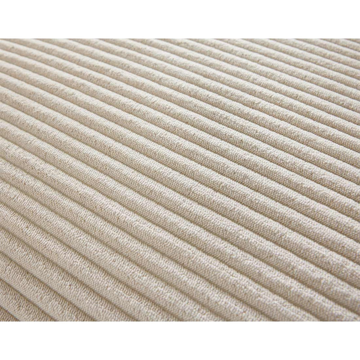 Canapé d'Angle Modulable 5 Places en Velours Côtelé Beige beige - vue 3